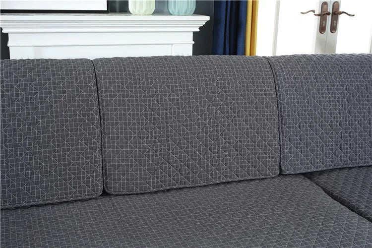 1. 2, 3, 4 Seat Sofa Covers, Sofa Covers, Plaid, Pet Dog Sofa Mats, Living Room Furniture Protective Covers